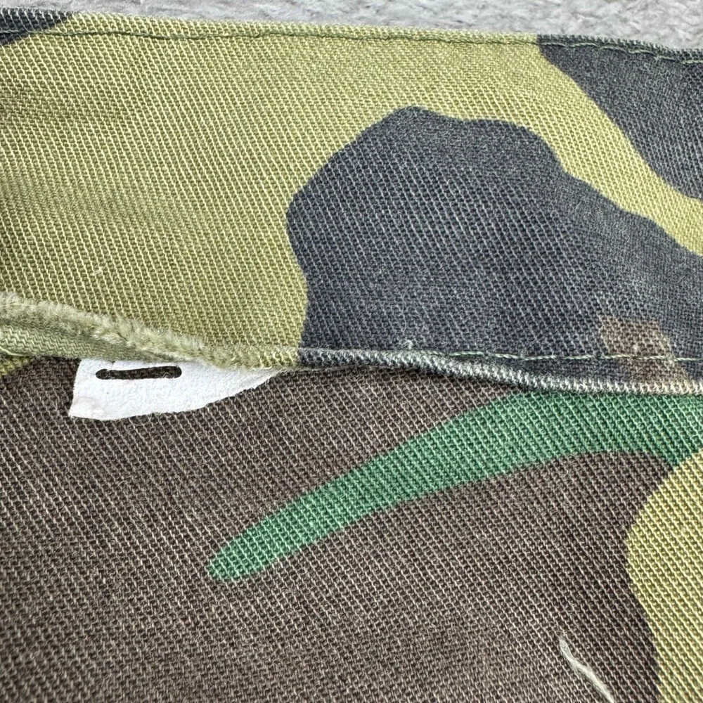 Vintage Cargo Pants Mens 31x28 Green Camo Good 90s Woodland Military Utility